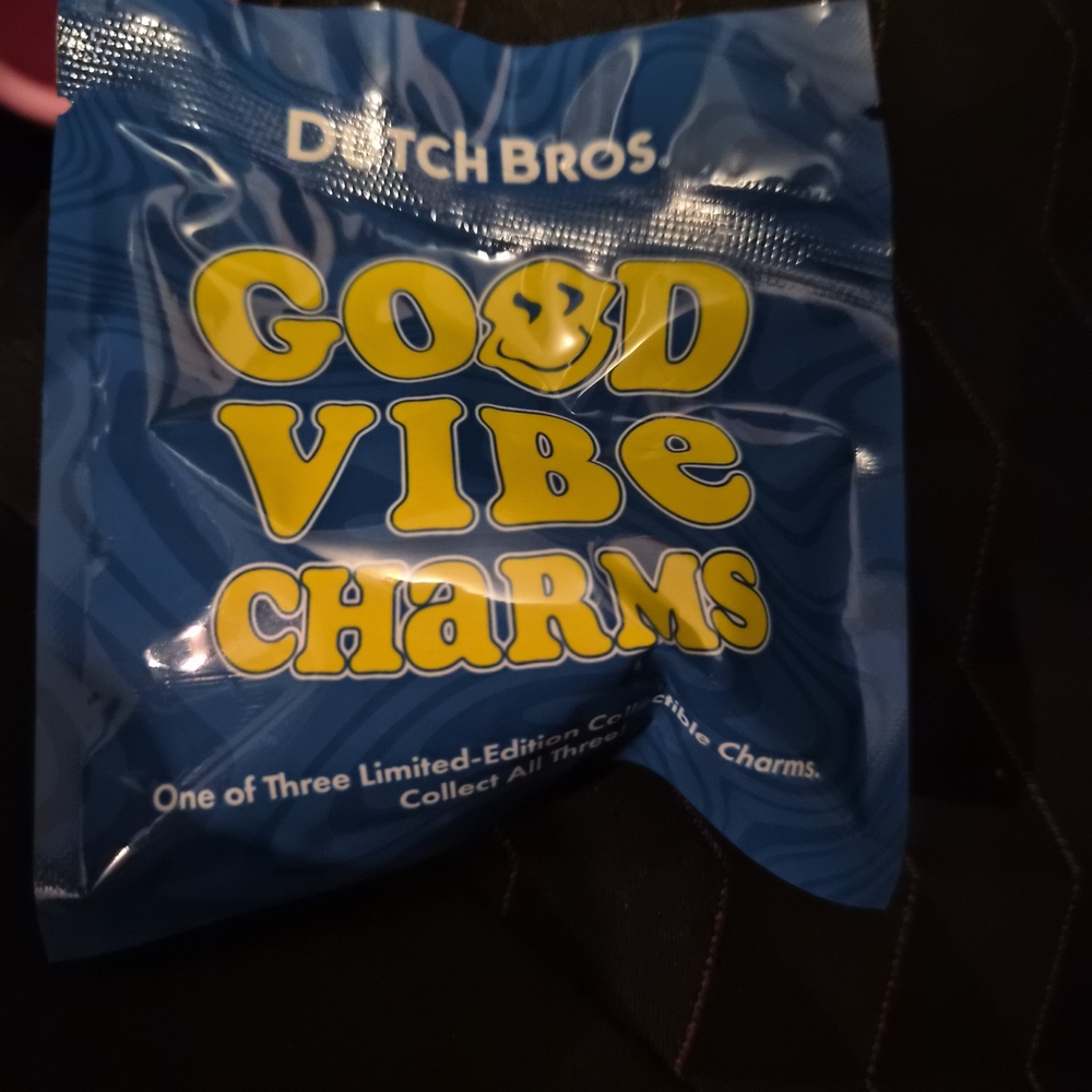 Dutch Bros Blue Stoked Bag Charm